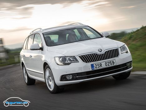 Skoda Superb Combi Facelift 2014 - Frontansicht