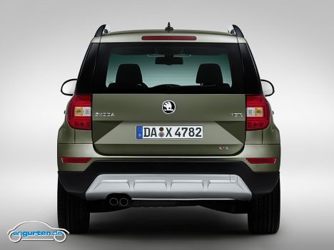 Skoda Yeti Outdoor - Das alles ist nicht unbedingt mehr für den Einsatz, aber doch ein gelungenes Design.