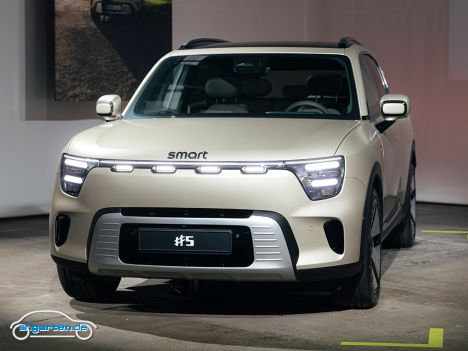 Smart #5 (2026) - Von außen erinnert das Design ein bisschen an eine moderne Umsetzung des C3 Picasso gemixt mit dem C4 Cactus. Spannend.