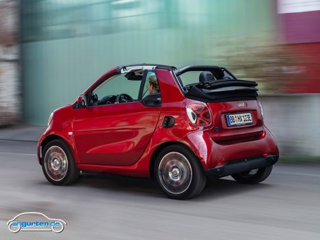 smart EQ fortwo coupe - Der smart EQ fortwo hat 81 PS und eine Batterie mit 17,6 kWh.