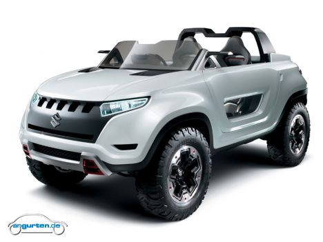 Suzuki Concept X-Lander - Auch der Concept X-Lander von Suzuki hat was. Das Segment der Kleinen SUV-Varianten könnte hierdurch noch einmal gründlich gewinnen. Hoffentlich haben sie auch an ein Dach gedacht …