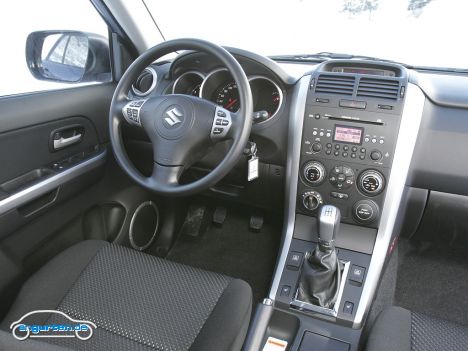 Suzuki Grand Vitara, Cockpit