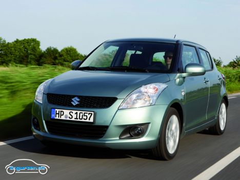 Suzuki Swift - Das Facelift wurde auf dem Pariser Automobilsalon Anfang Oktober 2010 präsentiert.