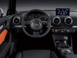 Audi A3 - Im Innenraum sind wieder runde Lüftungen angesagt.