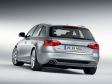 Audi A4 Avant - Heckansicht, Silber