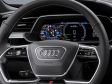 Der neue Audi e-tron Sportback - Das Navi lässt sich auch partiell anzeigen.