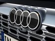 Audi Q8 e-tron 2023 - Beim neuen Q8 gibt es die Neuinterpretation der Audi-Ringe.