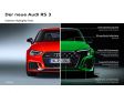 Audi RS 3 Limousine (2022) - Vergleich Vorgänger Front