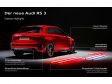 Audi RS 3 Limousine (2022) - Wichtige Elemente im Heckbereich