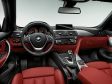 BMW 4er Cabrio - Innen gibt es die von 3er und 4er Coupe bekannten Ausstattungslinien inkl. Dakota-Rot als Lederausstattung