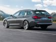 BMW 5er Touring Facelift 2020 - Die Front ändert sich hierbei deutlich, im Heckbereich sind die Änderungen im Wesentlichen auf die Rückleuchten beschränkt.