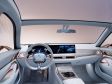 BMW Concept i4 - Genf 2020 - Das Cockpit sieht innen fast aus wie MBUX, kommt allerdings mit einem Curved Display (also gebogen).