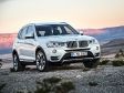 BMW X3 Facelift 2014 - Die Designänderungen beim Facelift des X3 fallen recht dezent aus. Wesentlich geändert sind Scheinwerfer und Schürze/Stoßfänger.