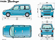 Citroen Berlingo - Abmessungen