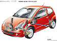 Citroen C2 - Schnittzeichnung