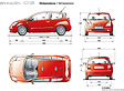 Citroen C2 - Abmessungen
