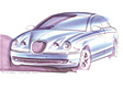 Jaguar S-Type - Designskizze