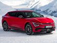 Kia EV6 Facelift (MJ 2026) - Front in der Farbe Runway Rot