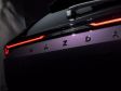 Mazda CX-6e 2026 - Heck Detail, Farbe Nightfall Violet