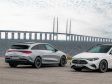 Mercedes CLA Shooting Brake 2026 - Hier nochmal Hech zun Front im direkten Vergleich (silber / weiß)