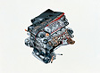 Mercedes CLS - Schnittzeichnung Motor