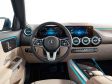 Der neue Mercedes GLA - Innen das gewohnte MBUX-Bild mit zwei großen Bildschirmen. Hier die Premium-Version mit 10 Zoll Monitoren.