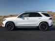 Mercedes GLE SUV Facelift 2026 - Die Seitenlinie ist aber noch unverkennbar.