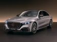 Mercedes S-Klasse 2026 - Facelift - Hier eine Frontansicht in Hightechsilber.
