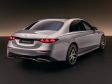 Mercedes S-Klasse 2026 - Facelift - Heckansicht in Hightechsilber