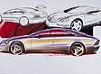 Mercedes S-Klasse, Designskizze