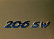 Peugeot 206sw - Schriftzug