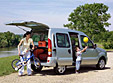 Alle Sportgeräte im Griff: Freizeitmobil Renault Kangoo