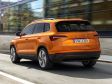 Skoda Karoq Facelift 2022 - Vor allem an den Rückleuchten sieht man auf den ersten Blick, dass da was anders ist. Ohne freilich direkt zu merken, was genau.