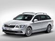 Skoda Superb Combi Facelift 2014 - Alles wird kantiger - der Kühlergrill breiter und die Scheinwerfer deutlich verändert.