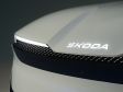 Skoda Vision O (2025) - Front Detail mit beleuchtem Skoda-Logo