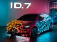 VW ID.7 Studie mit Tarnung - Frontansicht