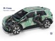 VW ID. Cross getarnt - Details vom Fahrwerk.