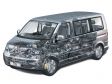 VW Multivan Comfortline, Schnittzeichnung