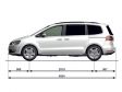 VW Sharan - Abmessungen 1