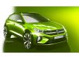 VW Taigo 2022 - Preview - Designskizze des neuen Taigo - er basiert auf dem neuen brasilianischen VW Nivus.