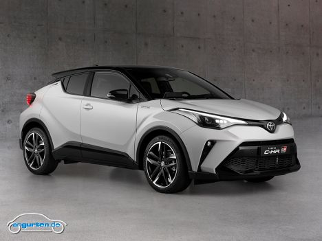 Toyota C-HR - Frontansicht, weiß