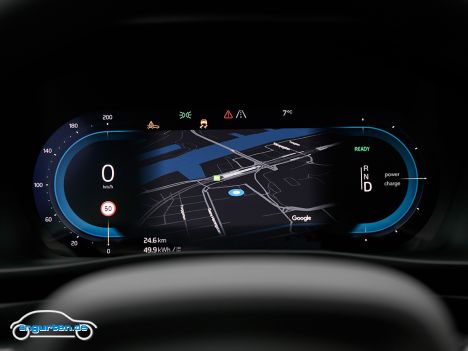 Volvo C40 - Fahrer-Info-Display