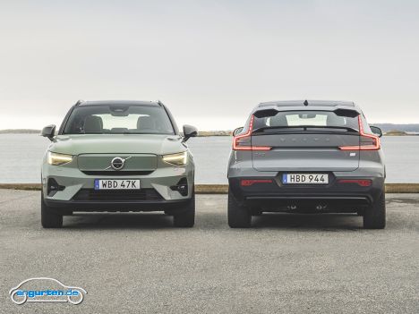 Volvo C40 - Front und Heck