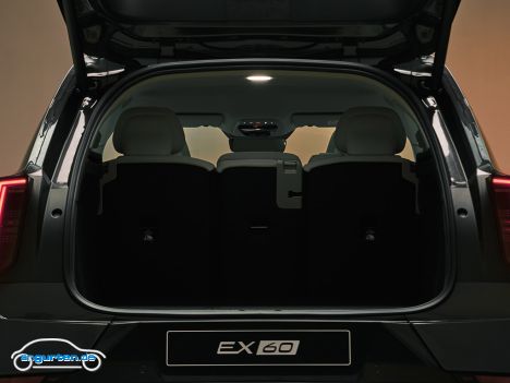 Der neue Volvo EX60 - Kofferraum