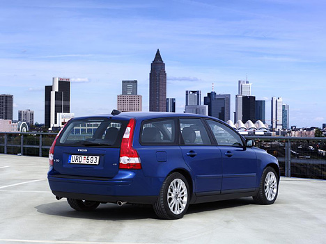 Volvo V50 - seitliche Heckansicht