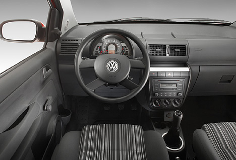 Das Cockpit des VW Fox