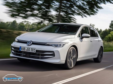 VW Golf 8 Facelift 2024 - Außen präsentiert sich der neue Golf 8 im Facelift-Kleid nur leicht modifiziert.