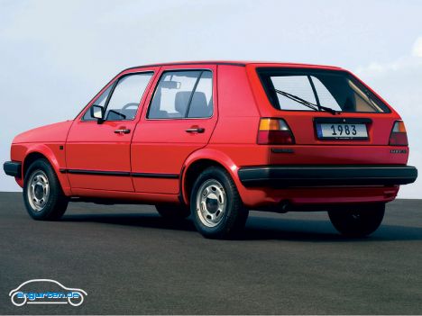 VW Golf II - Heckansicht