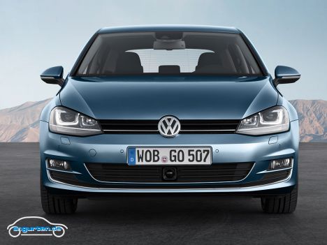 Golf VII - Nur dezent weiterentwickelt hat VW das Erfolgsmodell in der Kompaktklasse.