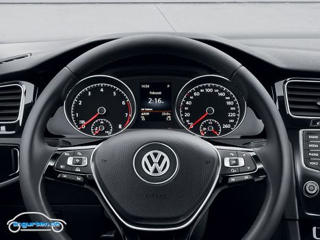 Golf VII - Laut VW-Aussagen soll der Golf VII bis zu 100 kg leichter sein als sein Vorgänger …